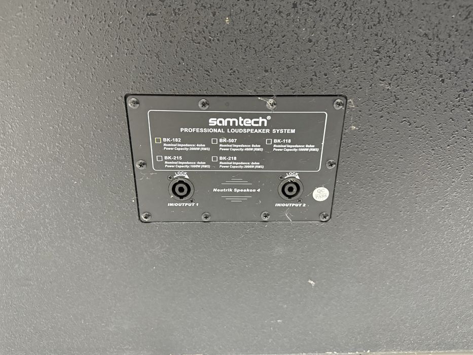 Сабвуфер двойной 18 дюм Samtech bk 218