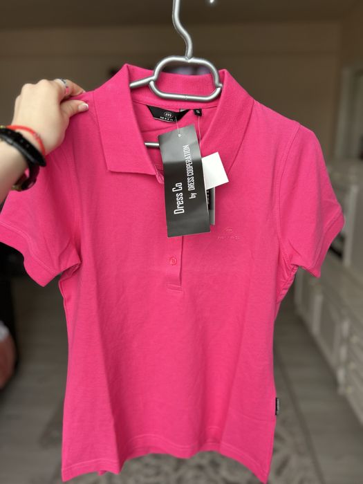 Tricou tip polo, nou, cu eticheta