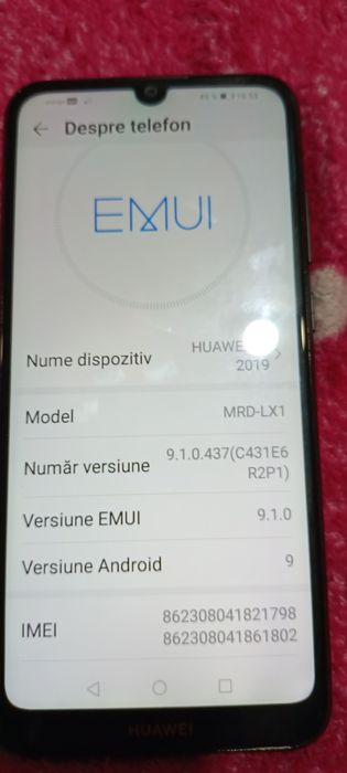 Vând telefon Huawei y6 2019 nou