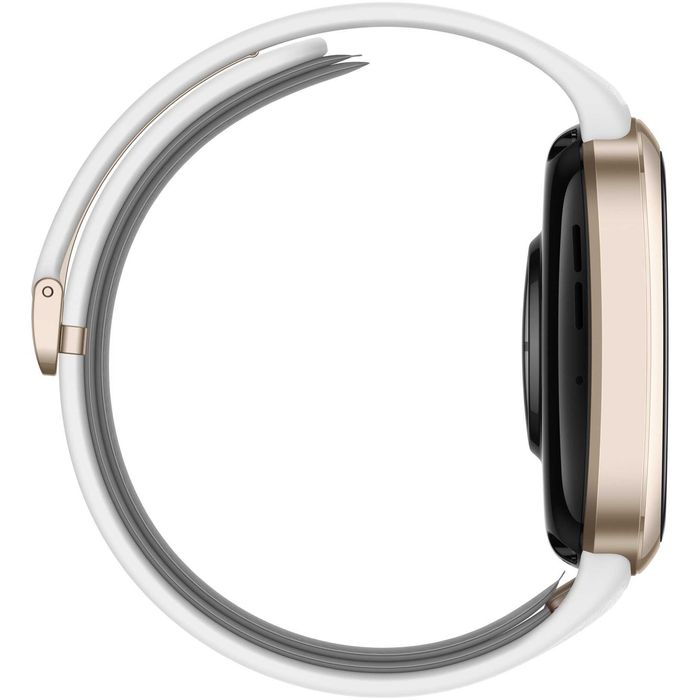 Smartwatch Huawei Watch D2, Gold aluminum alloy Case, White Composite Leather Strap