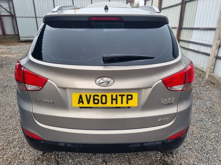 Haion Cu Luneta Hyundai IX35 2010 - 2019 SUV 4 Usi Chalk White A3 (1491)