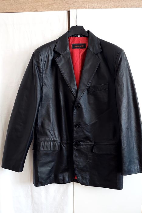 Haină din piele naturala Pierre Cardin pentru bărbați