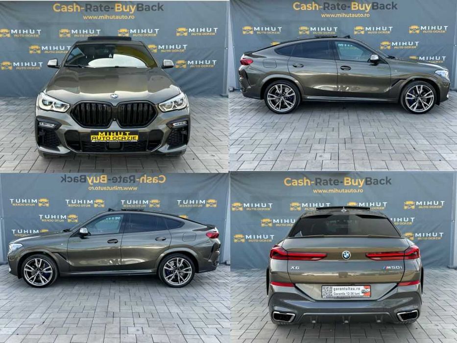 BMW X6 M50i 4.4 Benzina (530 CP) 2020 Euro 6 | Rate fixe | Garantie