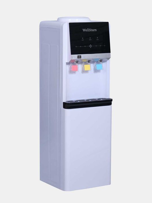 Кулер для воды Wellstars AFK 1707 WG с холодильным шкафом.