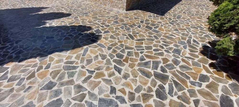 Piatră naturală de munte de Grecia.