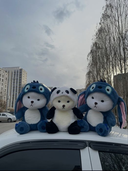 Мишка с капюшонам на 8 марта