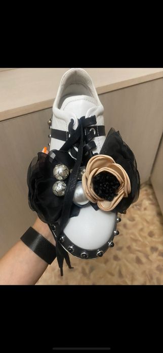 Кеды из натуральной кожи