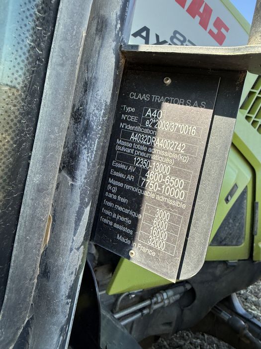 Claas Axion 830 2017