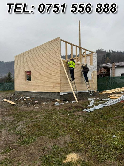 Construim Case si Cabane A-Frame din structura de lemn