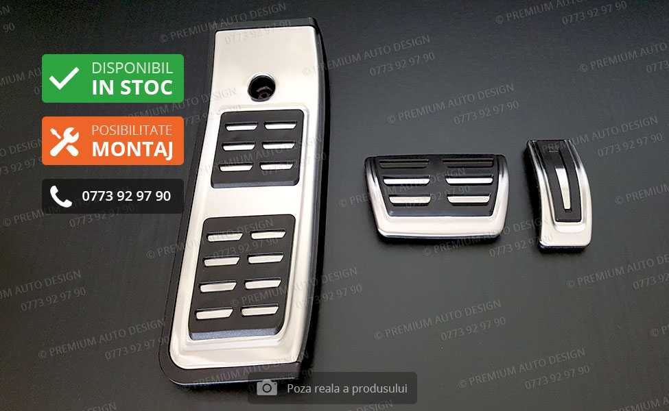 Ornamente inox pedale si footrest S-Line - Audi A4 (B9) / A5