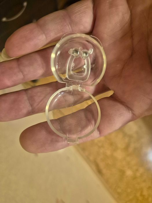 Силиконови клипсове с магнити против хъркане