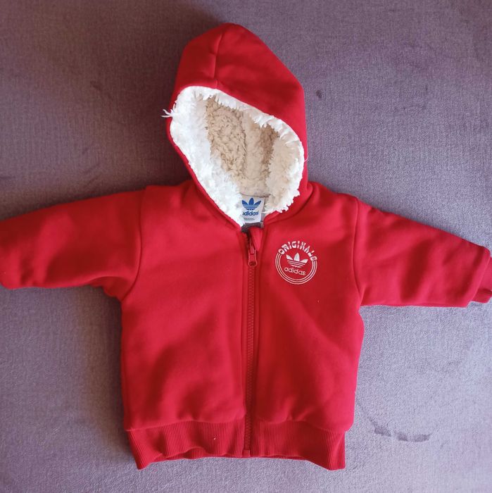 Анцуг анорак боди ръкавици adidas за момче 68/80 см