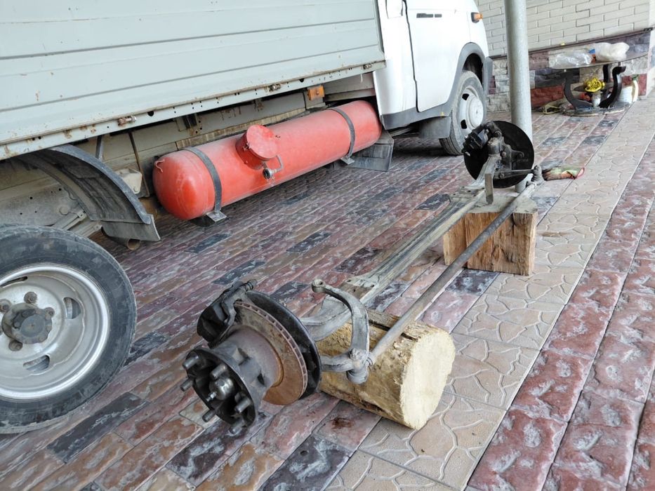 Передний мост от газели