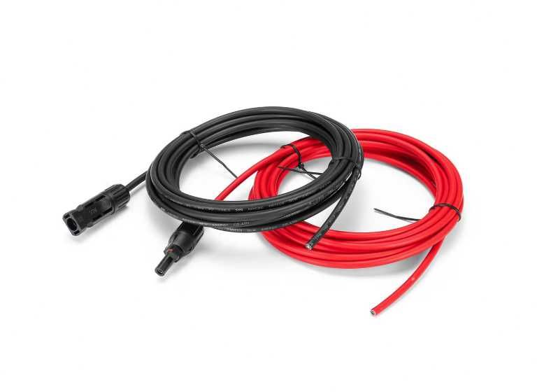 Cablu solar 6mm² cu mufe MC4 sertizate – gata de utilizare