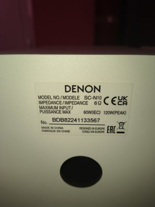 Boxe pasive Denon SC-N10 (APROAPE NOI). Preț ușor negociabil