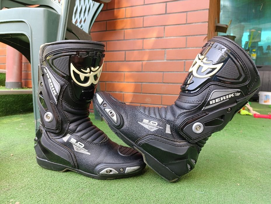 [42] BERIK Shaft 2.0 - cizme moto sport,HARD,piele,nu alpinestars,dainese,held,vanucci,rst