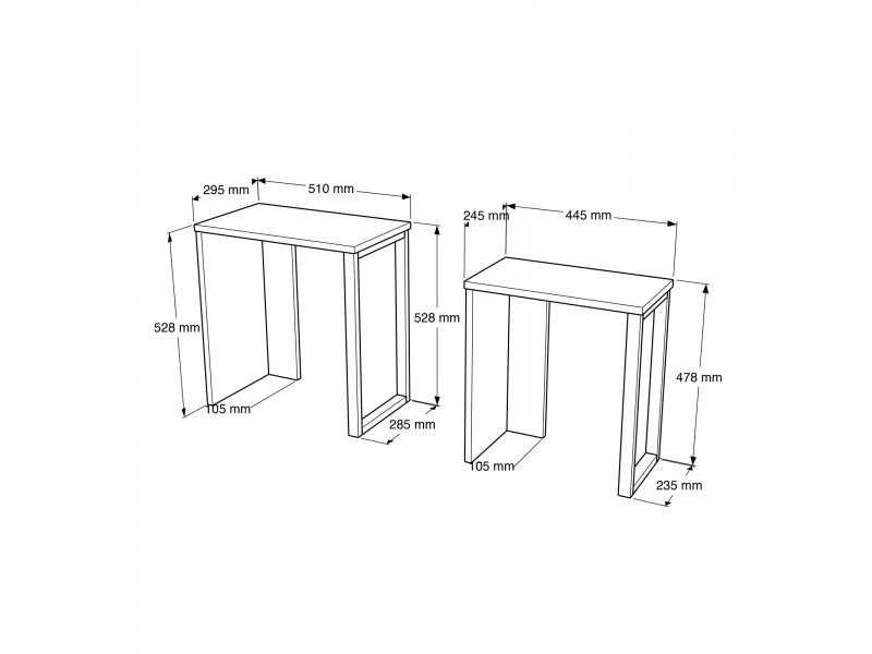 Нова! Холна маса 2 в 1 OCEAN ON7-W (бяло)