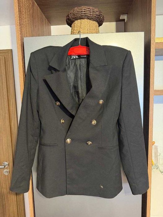 Сако ЗАРА. Черно,S