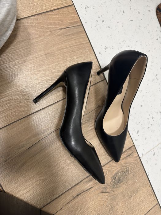 Туфли черные, лодочки