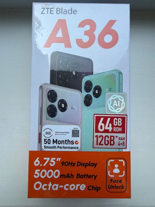 Телефон ZTE BLADE A36