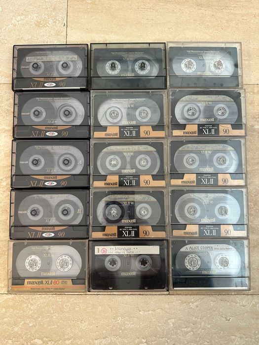 15 casete chrome Maxell XL II