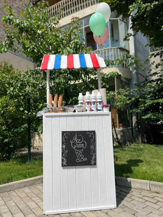 Vitrina de înghețată la evenimente