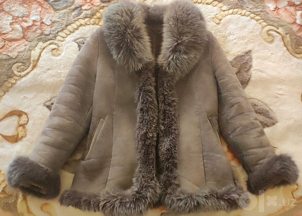 Продаётся Дублёнка с мехом, что снова в моде! Размер 44