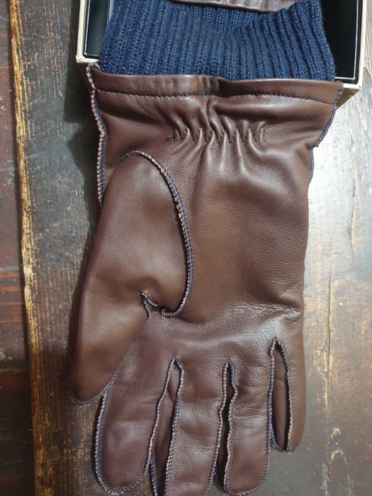 Мъжки кожени ръкавици ,размер S