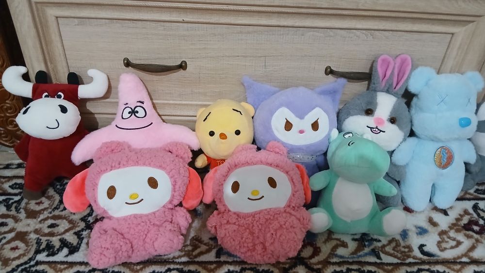 Мягкие игрушки  все по 500