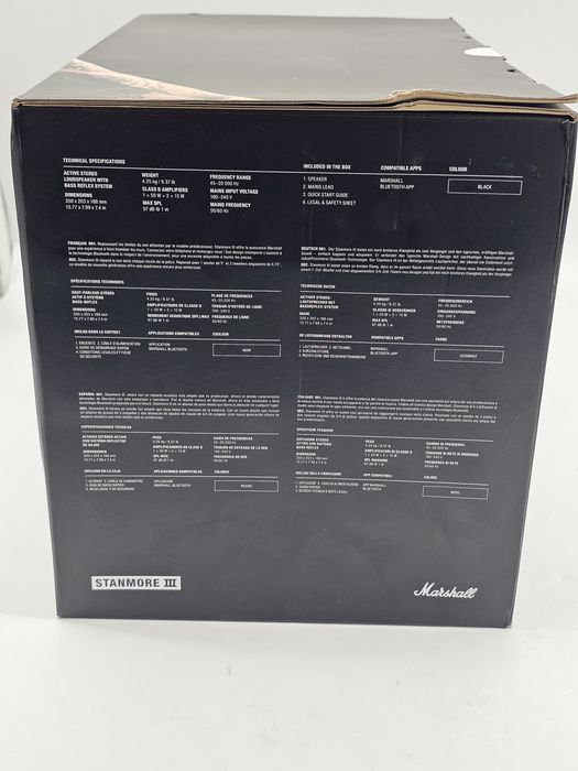 Oferta !  Boxa MARSHALL Stanmore III, 80W, Bluetooth, negru