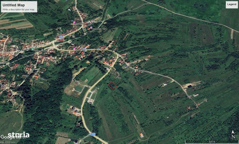 Vand teren la intrare in localiatea Vale, oras Saliste, jud. Sibiu