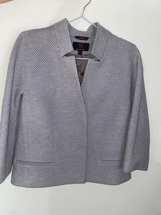 Сиреневое укороченное пальто(пиджак)