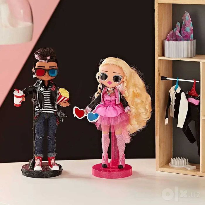 Куклы Лол Сюрпрайз LOL Surprise OMG Tough Dude and Pink Chick