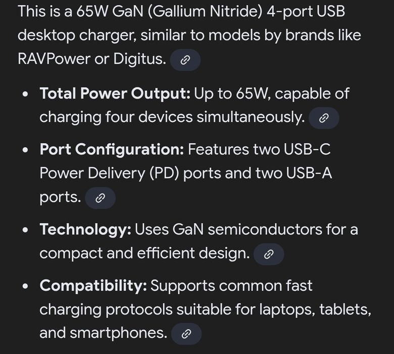 Incarcator Digitus 65w 4 porturi fast charge