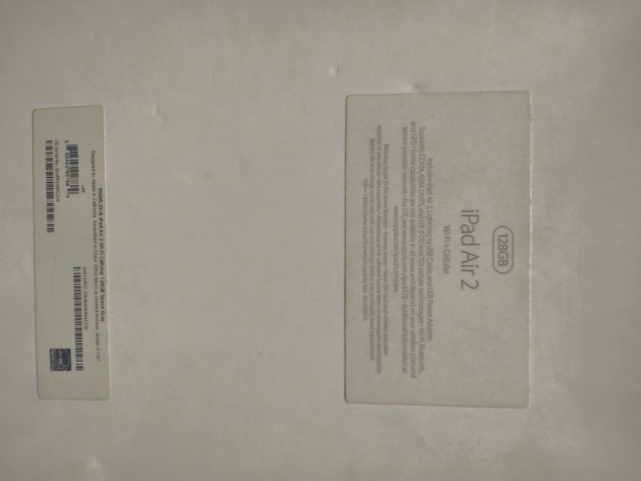 Ipad air 2 128gb wifi+ cellular