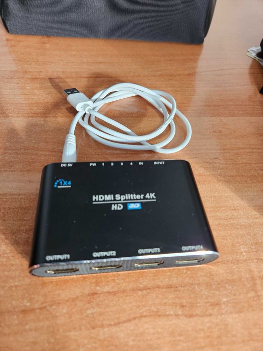 Splitter HDMI VGA Extender Video pe mai multe ecrane Duplicare