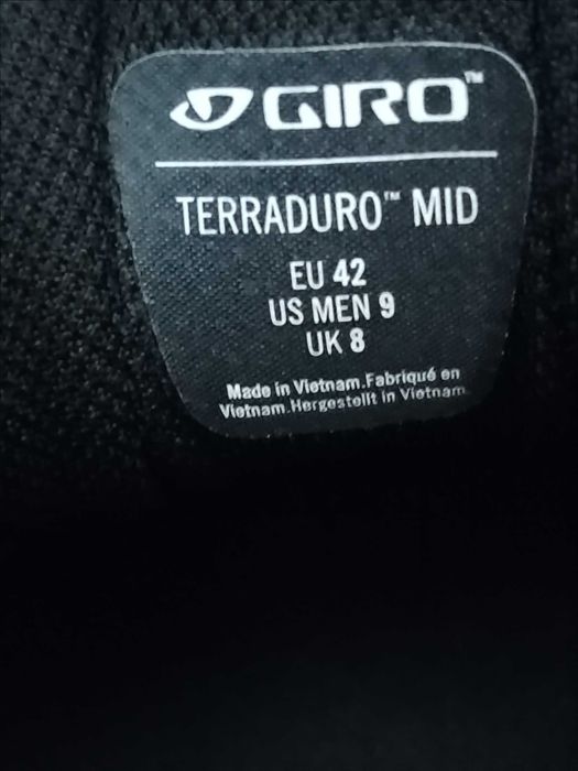 GIRO Terraduro Mid Mtb, cu plăcuțe SPD Shimano, mr.42, int. 27 cm