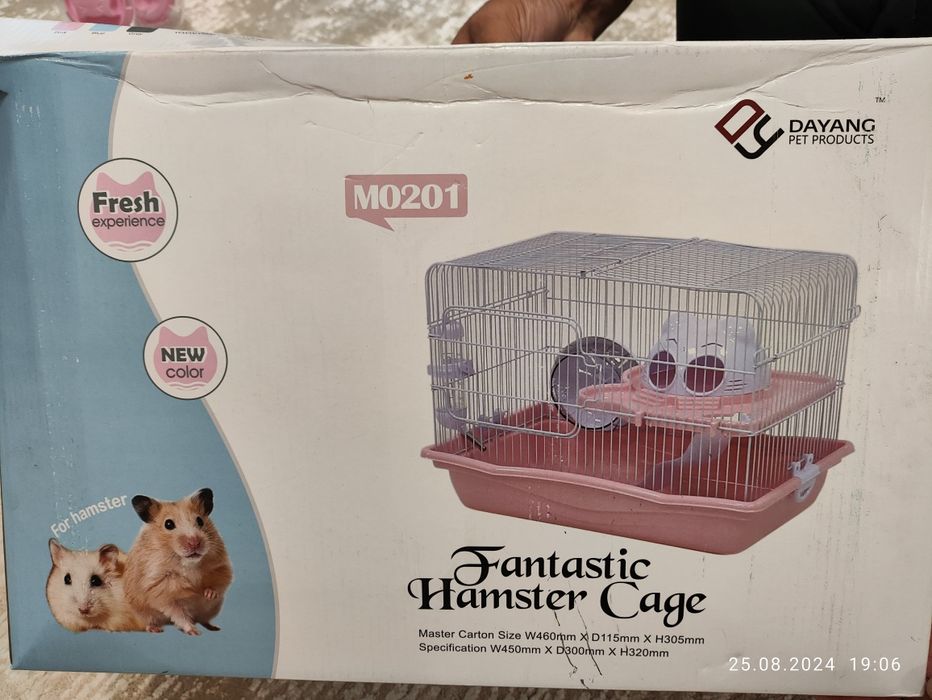 Клетка для хомяка , новая