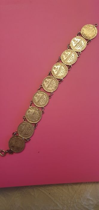 Bratara monezi argint