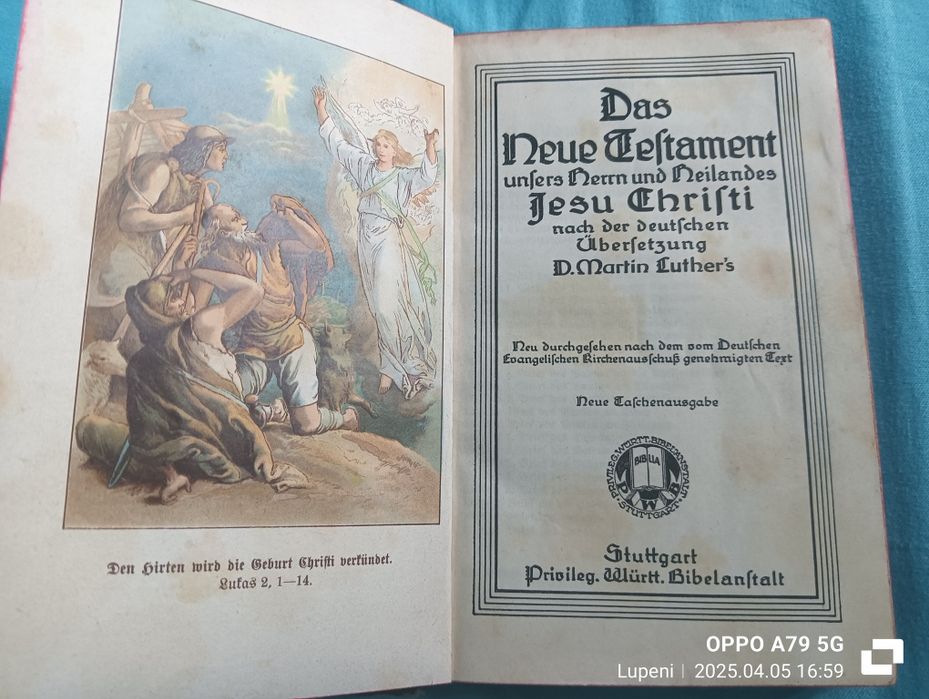 Cărți religioase GERMANE vechi 1901-1934