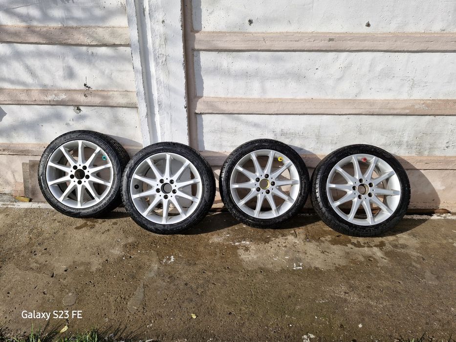 Vând genti aliaj cu anvelope All Season  215/45 R17
