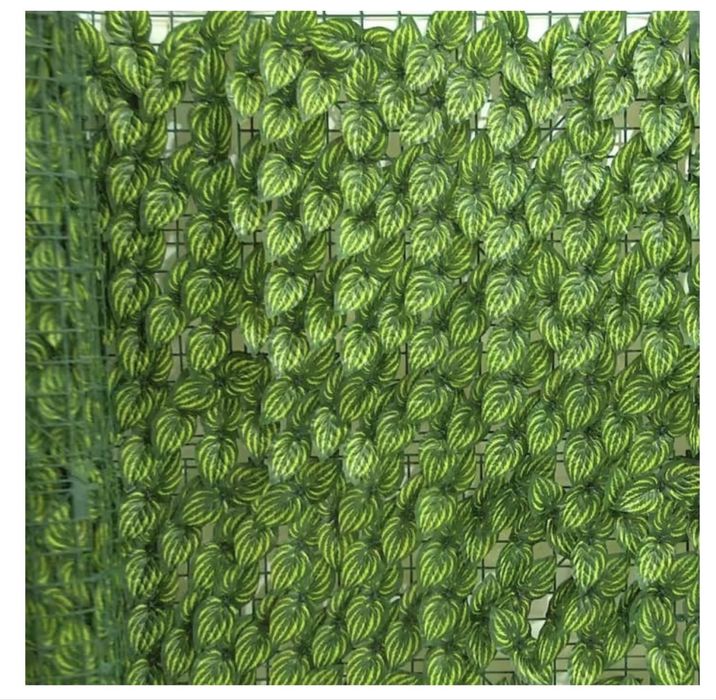 Gard Viu Artificial Gard Protectie Artificial iedera 3x1m 300x100cm rezistent UV verde natural