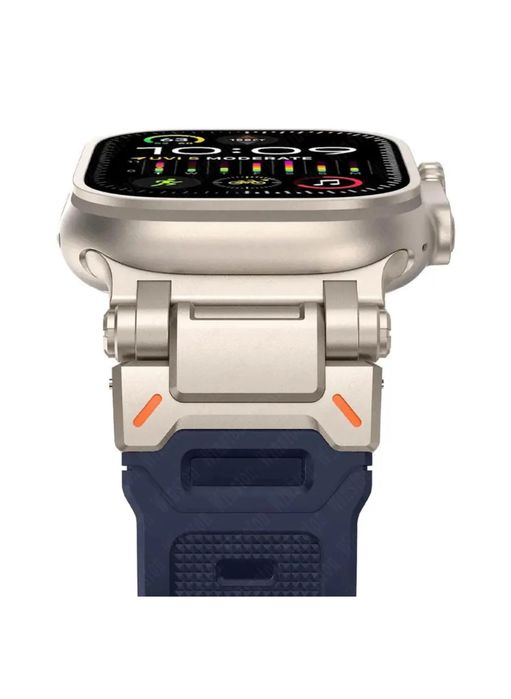 Curea Husa Double Titan + TPU Compatibila Ceas Apple Watch