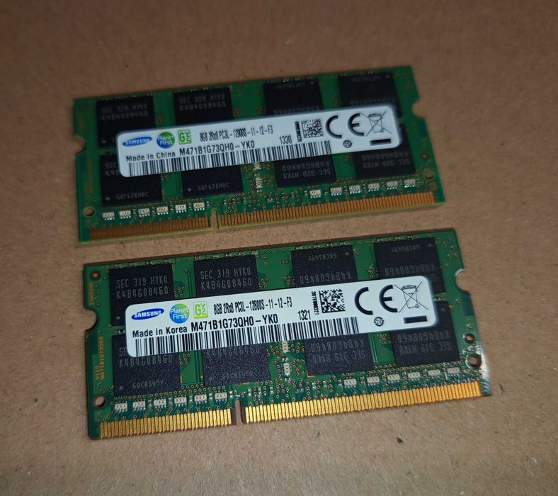 Memorii laptop DDR3 16Gb 8Gb 4Gb 2Gb