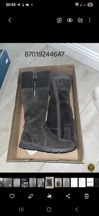 Новые сапожки терлые 38р