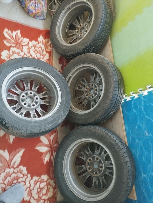 Титанка с покрышкой,215/55R16