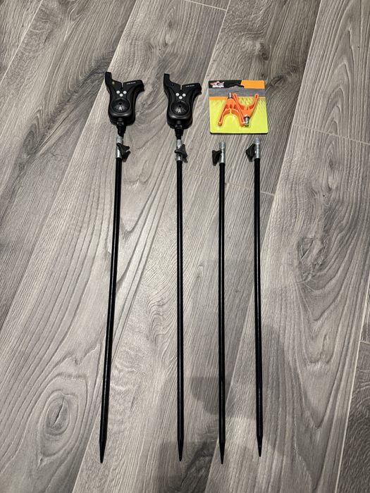 SET 2 Avertizori Feeder Windblade cu LEDURI pe ambele parti + 4 Tije