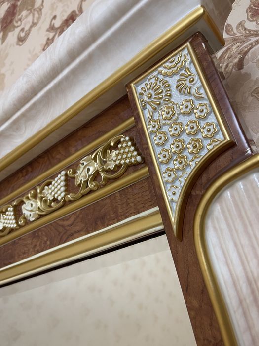 Горка, гарнитур, зеркало, мебель для гостиной