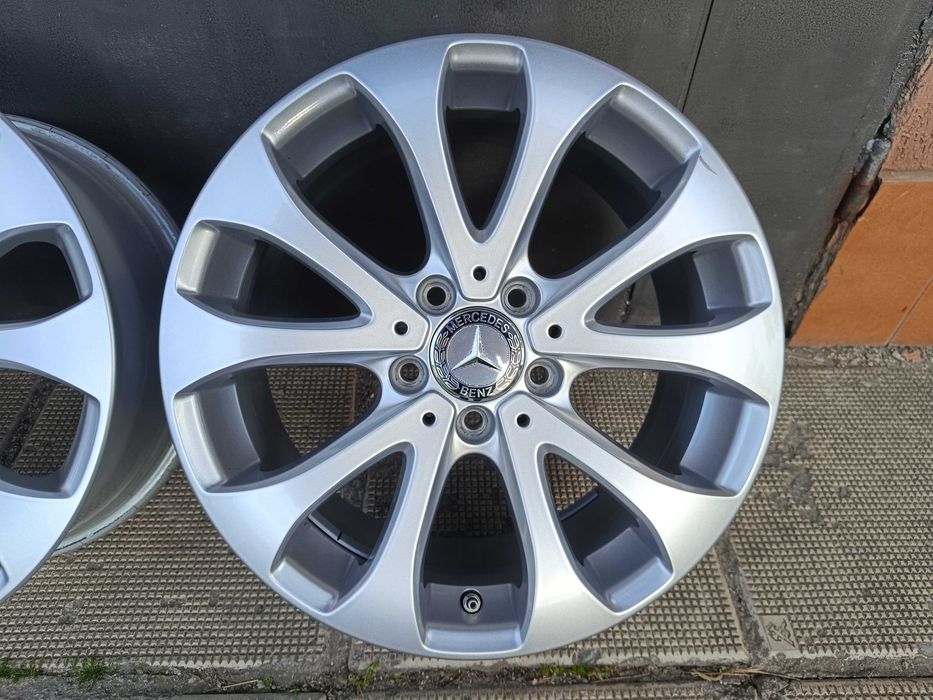 ОРИГИНАЛНИ джанти 17 ' цола 5x112 MERCEDES BENZ / МЕРЦЕДЕС 7,5J ET40 + датчици