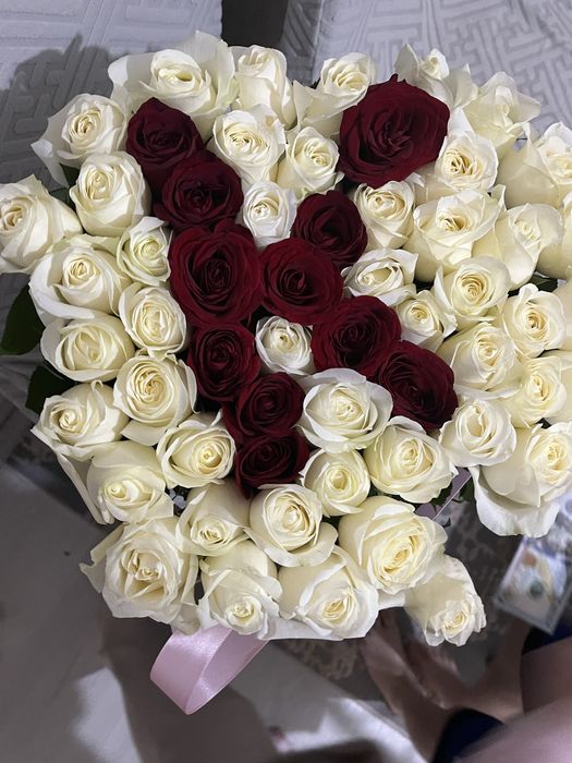 белый розы куплен вчера